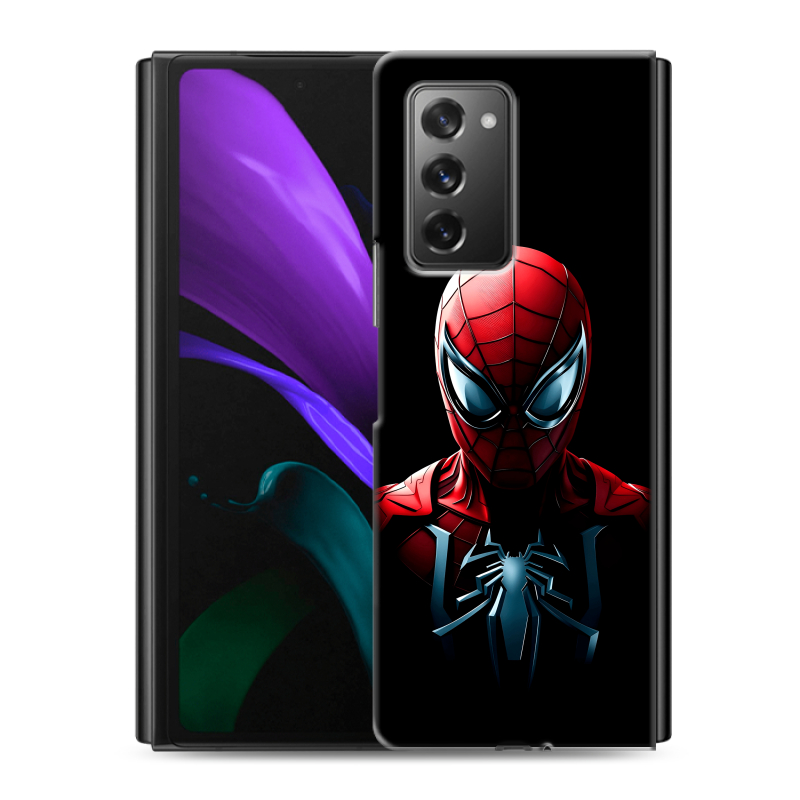 Пластиковый чехол на Samsung Galaxy Z Fold 2 с принтом Spiderman Человек паук Пластиковый чехол на Samsung Galaxy Z Fold 2 с принтом Spiderman Человек паук