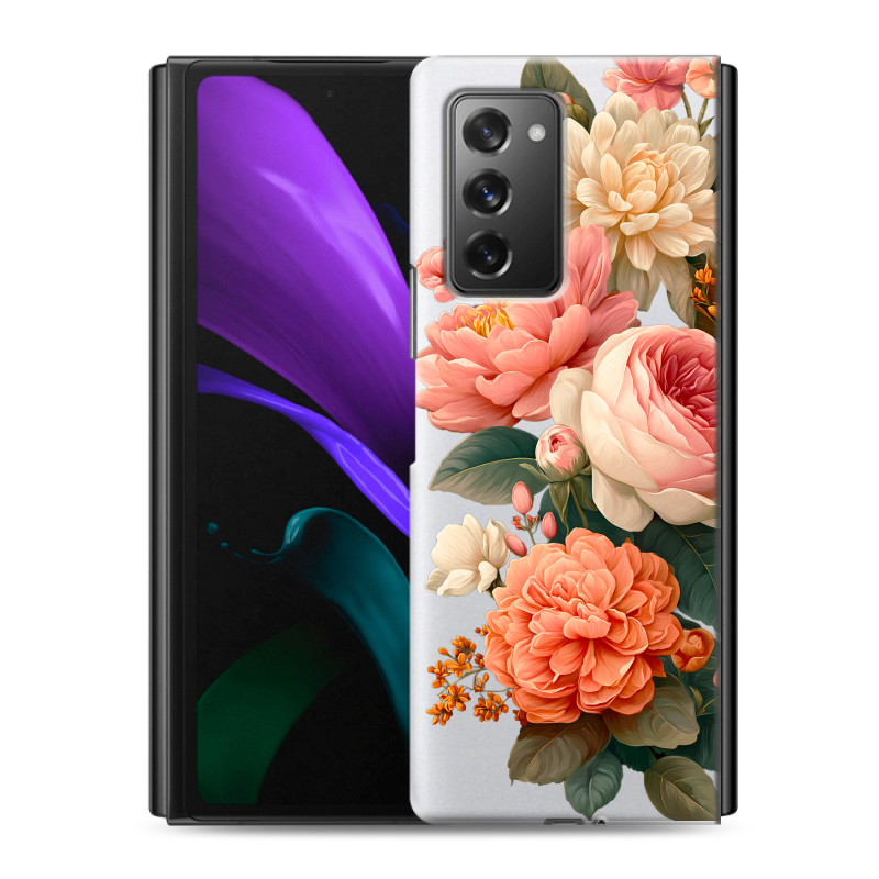 Пластиковый чехол на Samsung Galaxy Z Fold 2 с принтом цветы Пластиковый чехол на Samsung Galaxy Z Fold 2 с принтом цветы