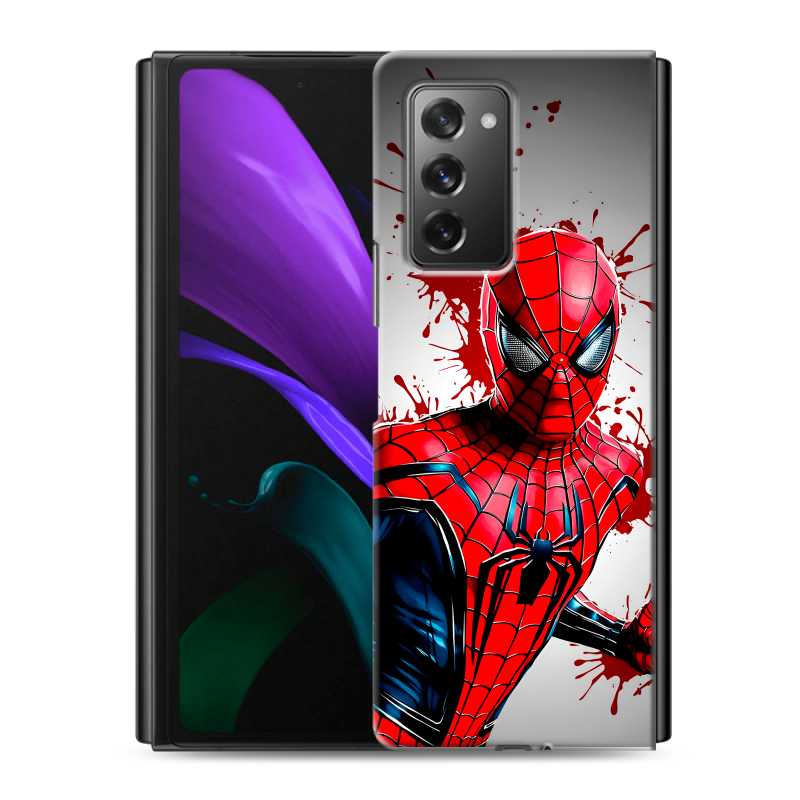 Пластиковый чехол на Samsung Galaxy Z Fold 2 с принтом Spiderman Человек паук Пластиковый чехол на Samsung Galaxy Z Fold 2 с принтом Spiderman Человек паук
