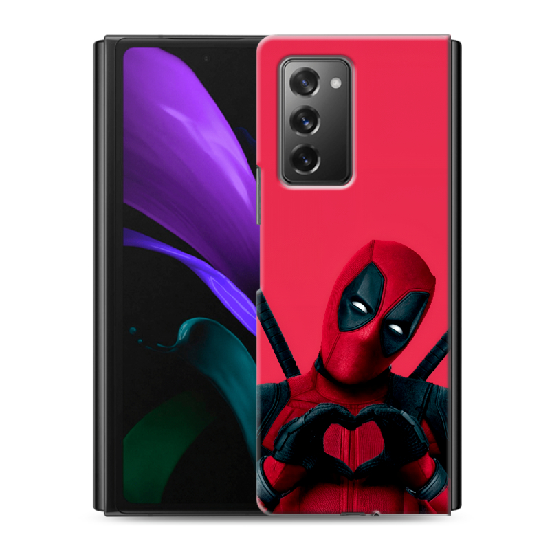 Пластиковый чехол на Samsung Galaxy Z Fold 2 с принтом Дедпул Deadpool Пластиковый чехол на Samsung Galaxy Z Fold 2 с принтом Дедпул Deadpool
