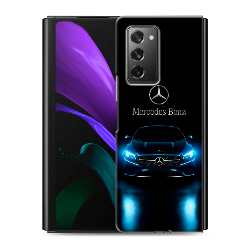 Пластиковый чехол на Samsung Galaxy Z Fold 2 с принтом Mercedes Мерседес Пластиковый чехол на Samsung Galaxy Z Fold 2 с принтом Mercedes Мерседес