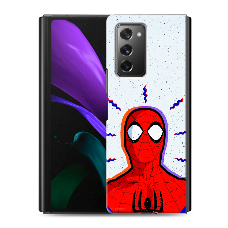 Пластиковый чехол на Samsung Galaxy Z Fold 2 с принтом Spiderman Человек паук Пластиковый чехол на Samsung Galaxy Z Fold 2 с принтом Spiderman Человек паук