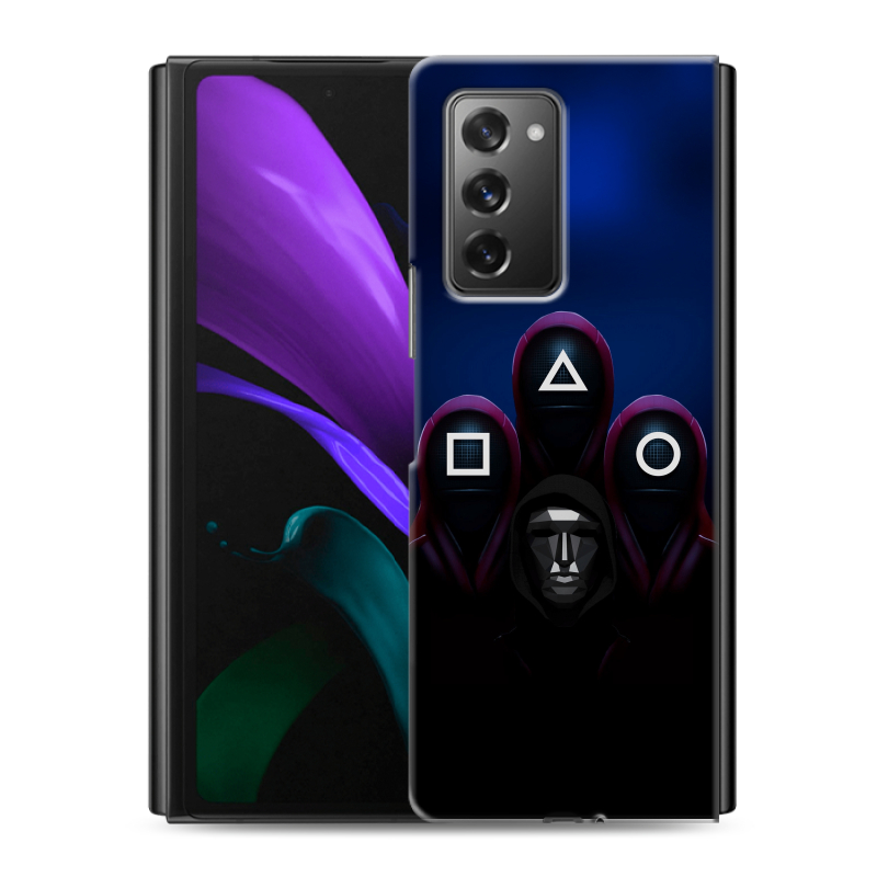Пластиковый чехол на Samsung Galaxy Z Fold 2 с принтом Игра Кальмара Пластиковый чехол на Samsung Galaxy Z Fold 2 с принтом Игра Кальмара