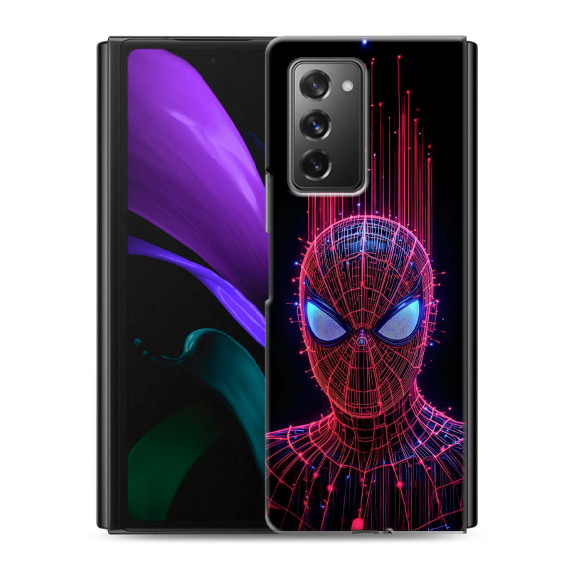 Пластиковый чехол на Samsung Galaxy Z Fold 2 с принтом Spiderman Человек паук Пластиковый чехол на Samsung Galaxy Z Fold 2 с принтом Spiderman Человек паук