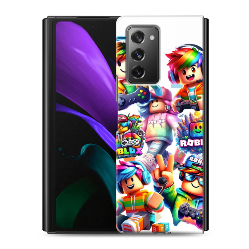 Пластиковый чехол на Samsung Galaxy Z Fold 2 с принтом Roblox Роблокс Пластиковый чехол на Samsung Galaxy Z Fold 2 с принтом Roblox Роблокс