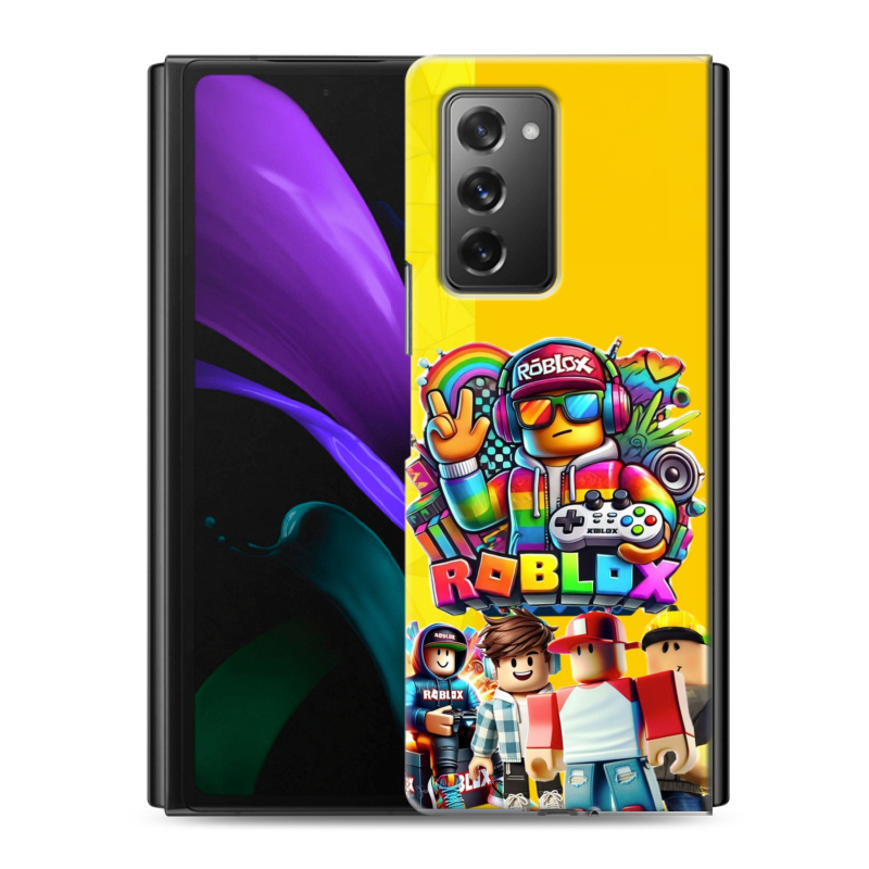 Пластиковый чехол на Samsung Galaxy Z Fold 2 с принтом Roblox Роблокс Пластиковый чехол на Samsung Galaxy Z Fold 2 с принтом Roblox Роблокс