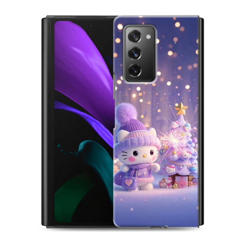 Пластиковый чехол на Samsung Galaxy Z Fold 2 с принтом Новый год Пластиковый чехол на Samsung Galaxy Z Fold 2 с принтом Новый год