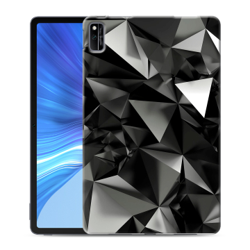 Силиконовый чехол на планшета Huawei Honor Pad V6 с принтом Черные кристаллы Силиконовый чехол на планшета Huawei Honor Pad V6 с принтом Черные кристаллы