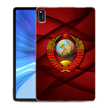Силиконовый чехол на планшета Huawei Honor Pad V6 с принтом Герб СССР Силиконовый чехол на планшета Huawei Honor Pad V6 с принтом Герб СССР