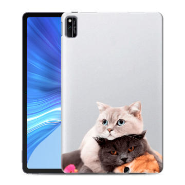 Силиконовый чехол на планшета Huawei Honor Pad V6 с принтом Кошки Силиконовый чехол на планшета Huawei Honor Pad V6 с принтом Кошки