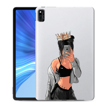 Силиконовый чехол на Huawei Honor Pad V6 с принтом Женские принты