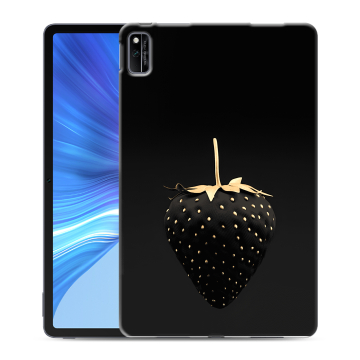 Силиконовый чехол на планшета Huawei Honor Pad V6 с принтом Черная клубника Силиконовый чехол на планшета Huawei Honor Pad V6 с принтом Черная клубника