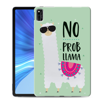 Силиконовый чехол на планшета Huawei Honor Pad V6 с принтом Лама Силиконовый чехол на планшета Huawei Honor Pad V6 с принтом Лама