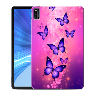 Силиконовый чехол на Huawei Honor Pad V6 с принтом Бабочки