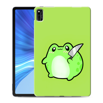 Силиконовый чехол на Huawei Honor Pad V6 с принтом Лягушенок