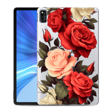 Силиконовый чехол на Huawei Honor Pad V6 с принтом Розы