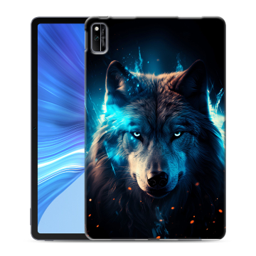 Силиконовый чехол на Huawei Honor Pad V6 с принтом Волк ночной Силиконовый чехол на Huawei Honor Pad V6 с принтом Волк ночной