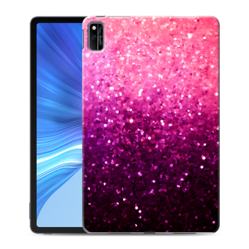 Силиконовый чехол на Huawei Honor Pad V6 с принтом Блестки