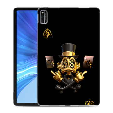 Силиконовый чехол на Huawei Honor Pad V6 с принтом Золотой скрудж макдак Силиконовый чехол на Huawei Honor Pad V6 с принтом Золотой скрудж макдак