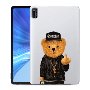 Силиконовый чехол на Huawei Honor Pad V6 с принтом Плюшевый медведь