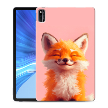 Силиконовый чехол на Huawei Honor Pad V6 с принтом милая лиса