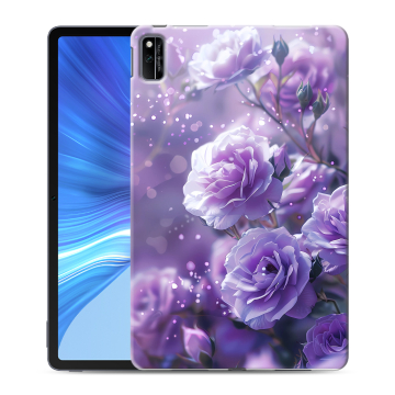 Силиконовый чехол на Huawei Honor Pad V6 с принтом Розы цветы