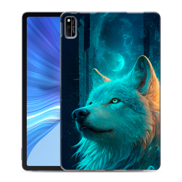 Силиконовый чехол на Huawei Honor Pad V6 с принтом бабочки саккура