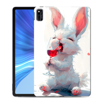Силиконовый чехол на Huawei Honor Pad V6 с принтом кролик зайчик