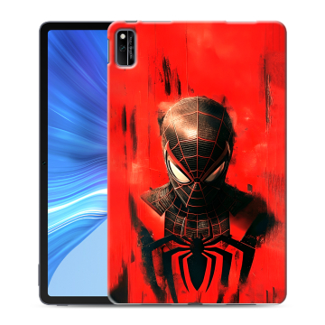 Силиконовый чехол на Huawei Honor Pad V6 с принтом человек паук spiderman