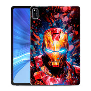 Силиконовый чехол на Huawei Honor Pad V6 с принтом Железный человек Ironman