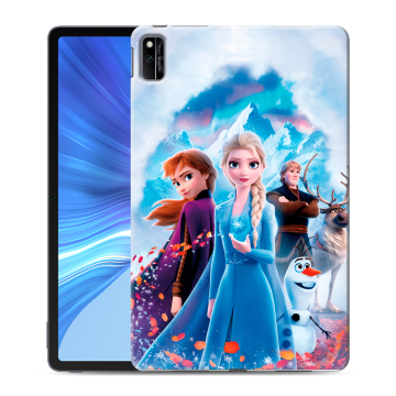 Силиконовый чехол на Huawei Honor Pad V6 с принтом Холодное сердце Frozen