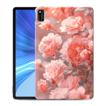 Силиконовый чехол на Huawei Honor Pad V6 с принтом Розы цветы