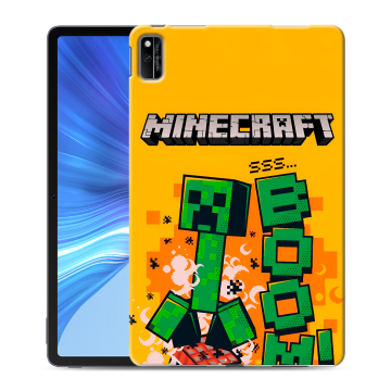 Силиконовый чехол на Huawei Honor Pad V6 с принтом Майнкрафт Minecraft