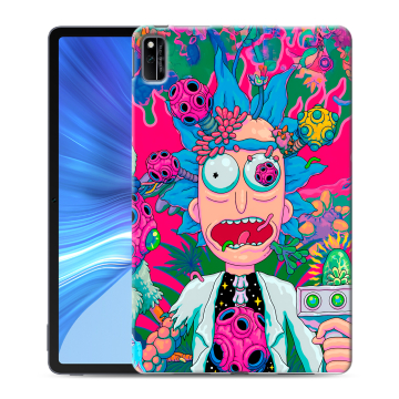 Силиконовый чехол на Huawei Honor Pad V6 с принтом Рик и Морти Rick Morty