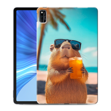 Силиконовый чехол на Huawei Honor Pad V6 с принтом Капибара Силиконовый чехол на Huawei Honor Pad V6 с принтом Капибара