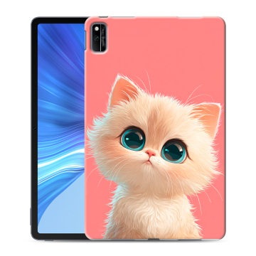 Силиконовый чехол на Huawei Honor Pad V6 с принтом Розовый котенок Силиконовый чехол на Huawei Honor Pad V6 с принтом Розовый котенок