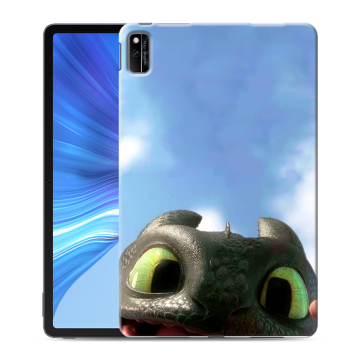 Силиконовый чехол на Huawei Honor Pad V6 с принтом Как приручить дракона