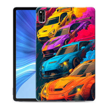 Силиконовый чехол на Huawei Honor Pad V6 с принтом Тачки Силиконовый чехол на Huawei Honor Pad V6 с принтом Тачки