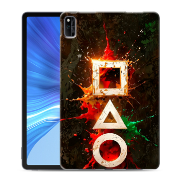 Силиконовый чехол на Huawei Honor Pad V6 с принтом Squid Game Игра кальмара