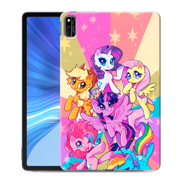 Силиконовый чехол на Huawei Honor Pad V6 с принтом My little pony Дружба чудо