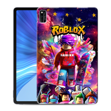 Силиконовый чехол на Huawei Honor Pad V6 с принтом Roblox Роблокс