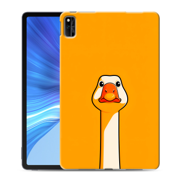 Силиконовый чехол на Huawei Honor Pad V6 с принтом Смешная утка Силиконовый чехол на Huawei Honor Pad V6 с принтом Смешная утка