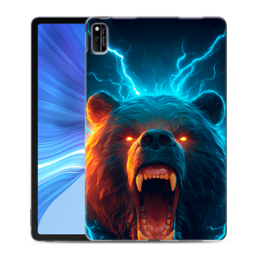 Силиконовый чехол на Huawei Honor Pad V6 с принтом Медведь Силиконовый чехол на Huawei Honor Pad V6 с принтом Медведь