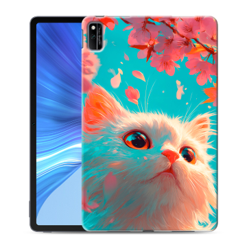 Силиконовый чехол на Huawei Honor Pad V6 с принтом Красивый кот Силиконовый чехол на Huawei Honor Pad V6 с принтом Красивый кот
