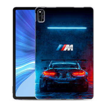 Силиконовый чехол на Huawei Honor Pad V6 с принтом BMW БМВ