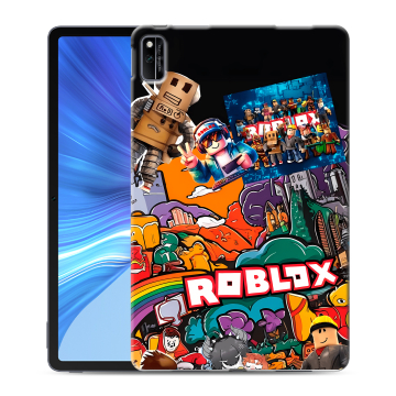 Силиконовый чехол на Huawei Honor Pad V6 с принтом Roblox Роблокс