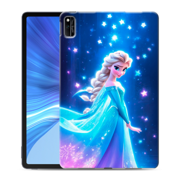 Силиконовый чехол на Huawei Honor Pad V6 с принтом Холодное сердце Frozen