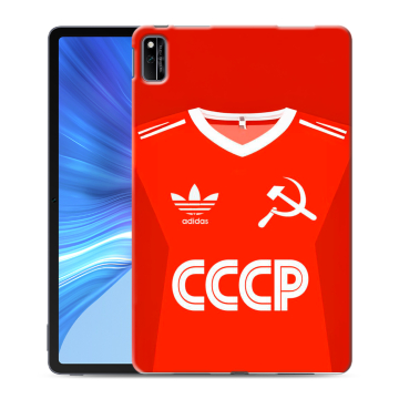 Силиконовый чехол на Huawei Honor Pad V6 с принтом Флаг Герб СССР Силиконовый чехол на Huawei Honor Pad V6 с принтом Флаг Герб СССР