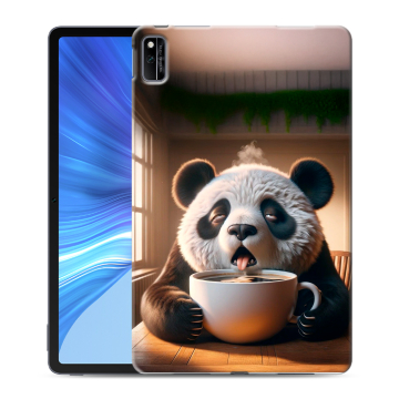 Силиконовый чехол на Huawei Honor Pad V6 с принтом смешная панда