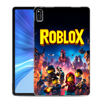 Силиконовый чехол на Huawei Honor Pad V6 с принтом Roblox Роблокс
